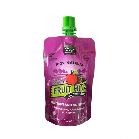 Fruit Hitz 100% Narural  Delicious And Nutritious 90g 新西兰果泥儿童零食 口味随机 保质期2026.3