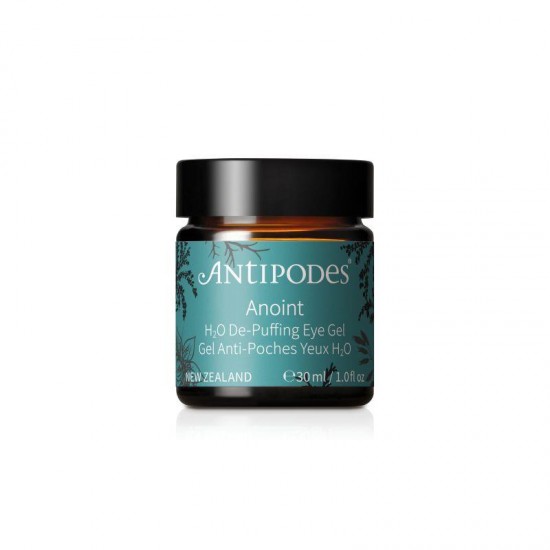 【此为单瓶链接-拍3瓶送antipodes维C焕肤洁面200ml】Antipodes Anoint H2O De-Puffing Eye Gel 水感塑颜去黑眼圈去浮肿眼霜 30ml 保质期2026.2