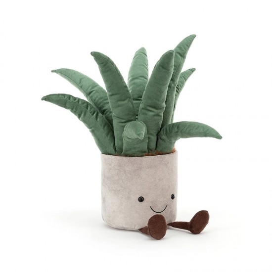 Jellycat Amuseable Aloe Vera Big 趣味芦荟盆栽植物玩偶 H45 X W14 CM