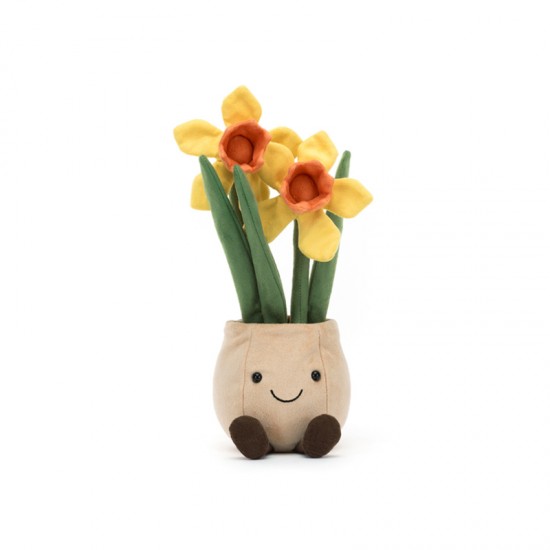 Jellycat Amuseables Daffodil Pot 趣味水仙花盆栽玩偶 29cm x 11cm x 11cm