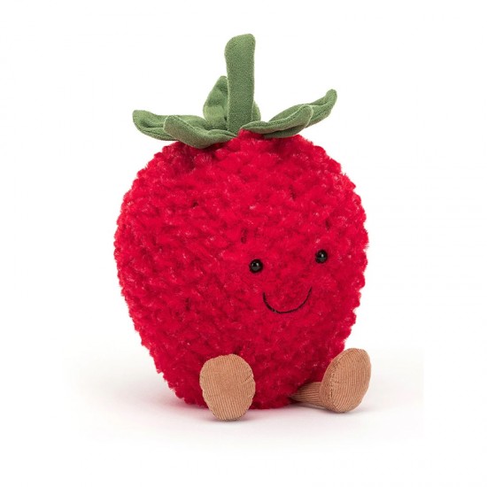 Jellycat  Amuseable Strawberry 大号趣味草莓玩偶  尺寸：H20 X W13 CM