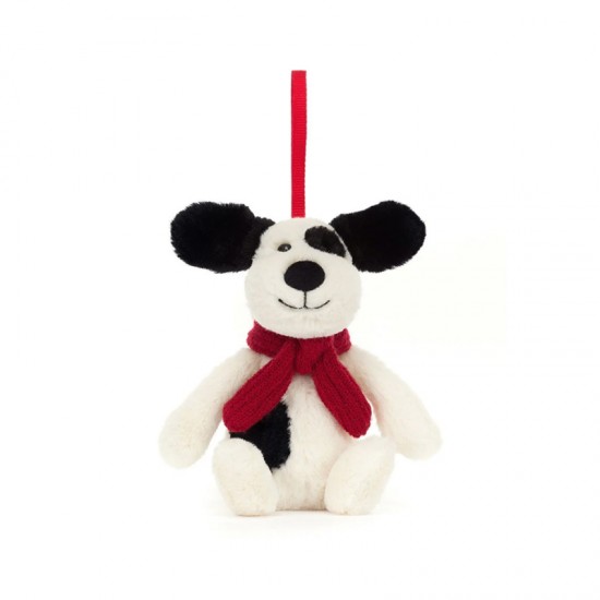 Jellycat Bashful Puppy Decoration 害羞小狗圣诞挂饰 H13 X W6 CM