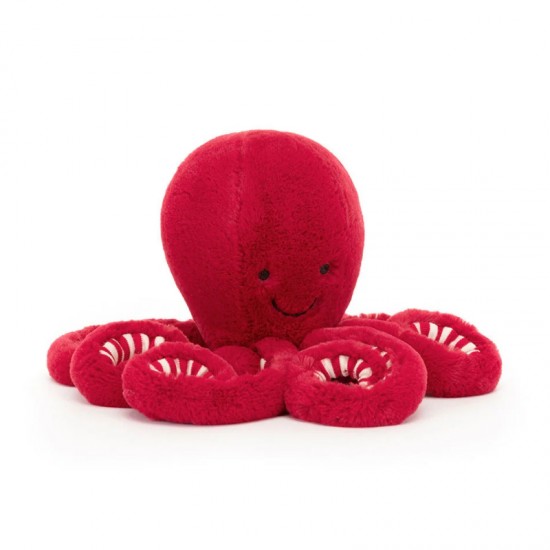 Jellycat Cranberry Octopus Large 大号蔓越莓色章鱼 H47 X W19CM