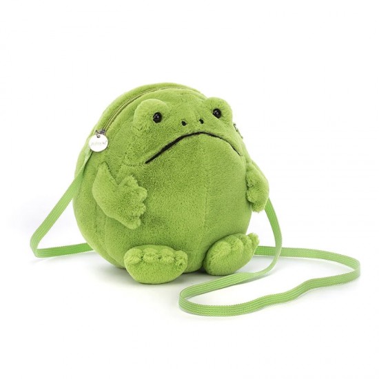 Jellycat Ricky Rain Frog Bag 里奇雨蛙包包玩偶 尺寸：H17 X W17 CM