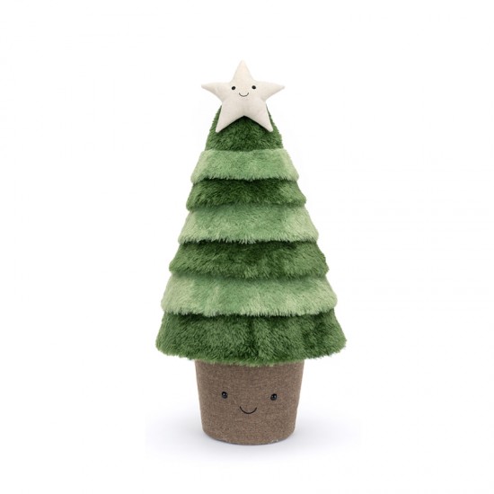 Jellycat Amuseable Nordic Spruce Christmas Tree  Large 大号趣味北欧云杉圣诞树玩偶 H45 X W22 CM