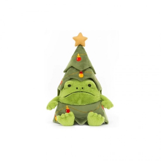 Jellycat Christmas Tree Ricky Rain Frog 圣诞树雨蛙 29cm x 18cm x 15cm