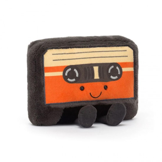 Jellycat Amuseables Cassette Tape 趣味盒式磁带  H20 X W18 CM