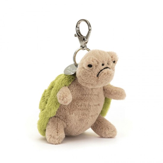 Jellycat Timmy Turtle Bag Charm 蒂米乌龟包包挂饰  H15 X W7 CM