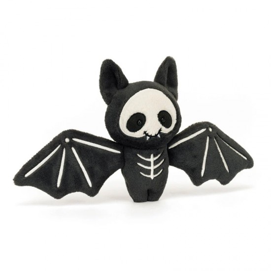 Jellycat Skelebat Jim  万圣节新品骷髅蝙蝠吉姆   H16 X W35 CM