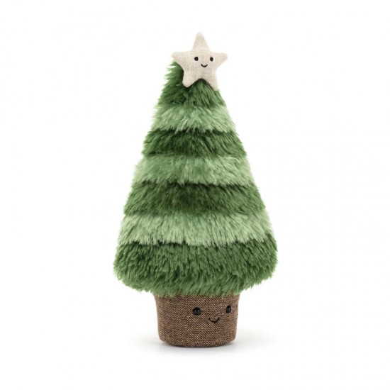 Jellycat Amuseable Nordic Spruce Christmas Tree 小号趣味北欧云杉圣诞树玩偶 27x12cm