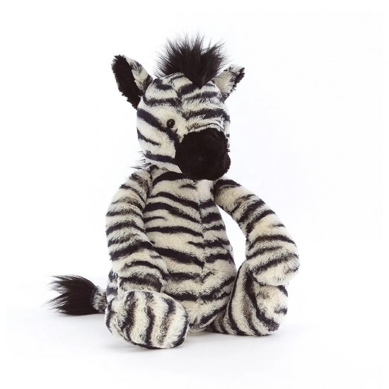 Jellycat Original Bashful Zebra 中号害羞斑马玩偶 31cm x 12cm x 9cm