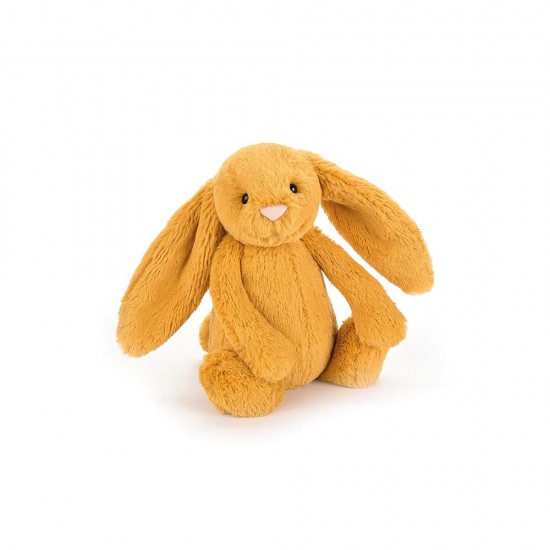 Jellycat Small Bashful Saffron Bunny 小号害羞太阳花邦尼兔玩偶 H18 X W9 CM