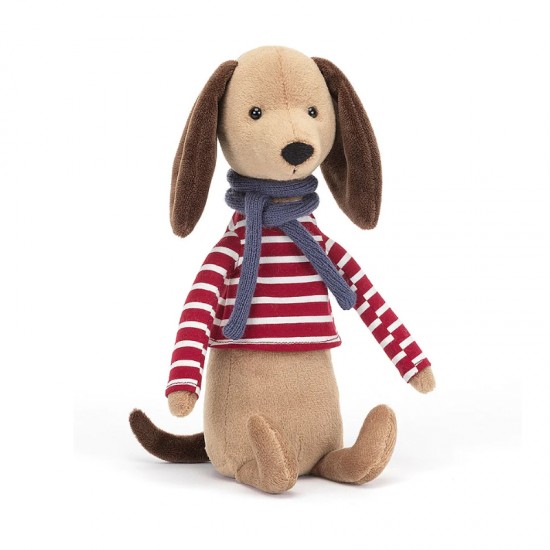 Jellycat Beatnik Buddy Sausage Dog 比特尼克腊肠犬玩偶 尺寸：H27 X W7 CM