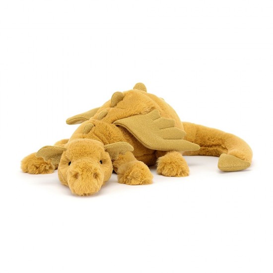 Jellycat Golden Dragon Medium 中号黄金龙飞龙 H12 X W50 CM